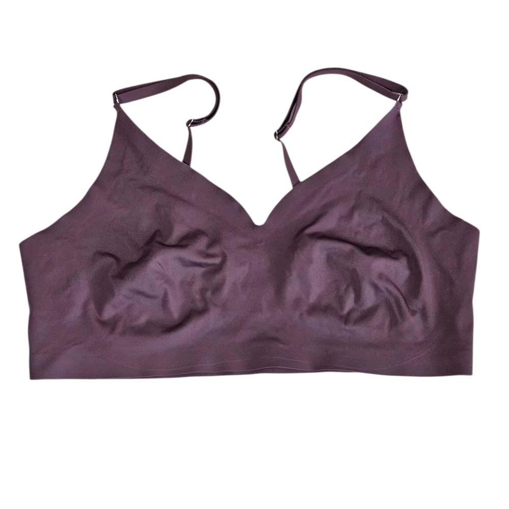Seamless Bralette in Rich Purple Butter Soft Fabric